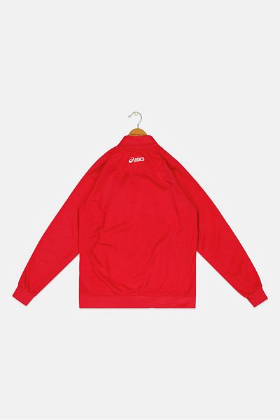 Asics Kids Boy Sportswear Fit Long Sleeve Training Jacket, Red