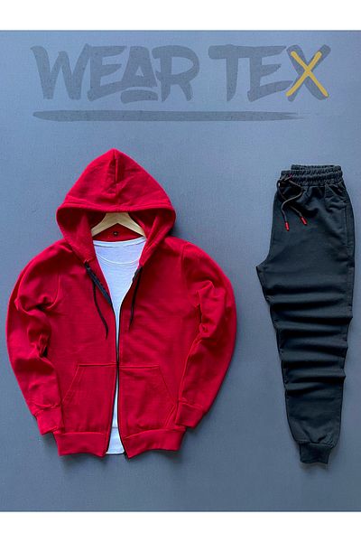 WEARTEX 3-Piece Unisex Jacket - T-Shirt - Tracksuit Set