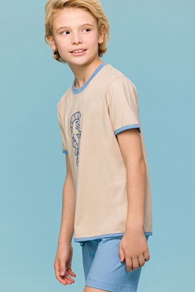 Woody 2-8 Years Boy's Pajamas-Psu - 210-Dark Ecru