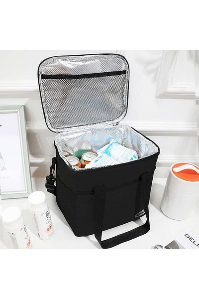 Generic MIBRU Coffee tools bag 12L Black Lunch Bag Womens Lunch Box Thermal Lunch Bag for Adult V60 Camping