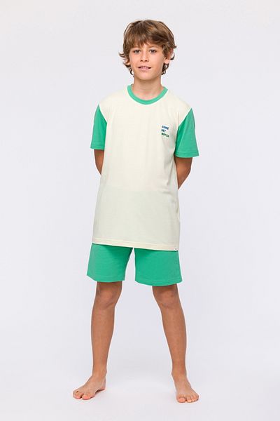 Woody 10-16 Years Boy's Pajamas-Qrs - 131-Ecru