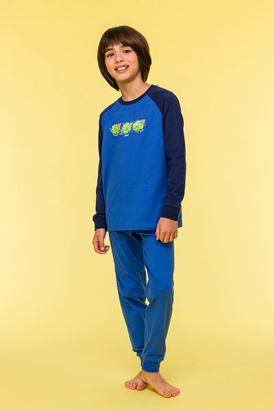 Woody Pijamale albastre pentru băiat 10-16 ani - 875 buc