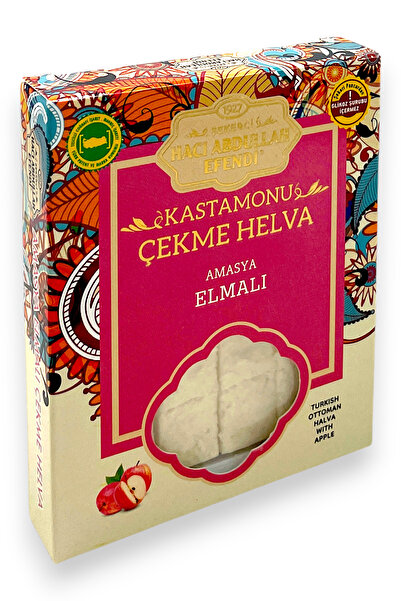 şekerci hacı abdullah efendi Kastamonu Çekme Helva Amasya Elmalı 100g
