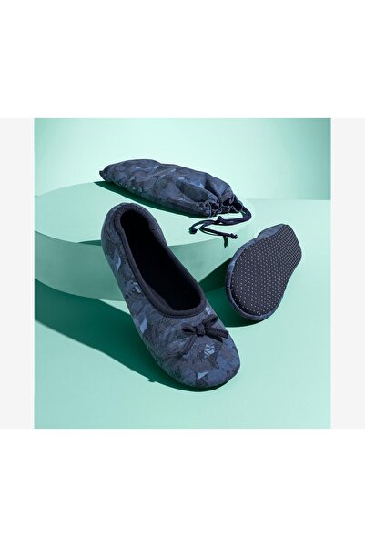 Tchibo شبشب باليرينا للنساء، أزرق داكن