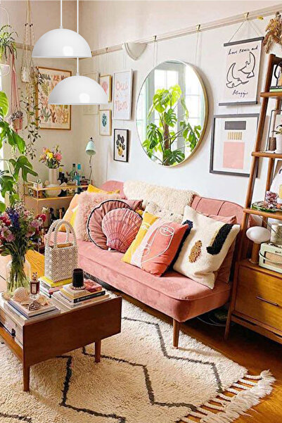 Bamyum Lipeo Beyaz Avize Tekli Sarkıt Salon Mutfak Kuaför Cafe Lamba Dekoratif Aydınlatma Pastane