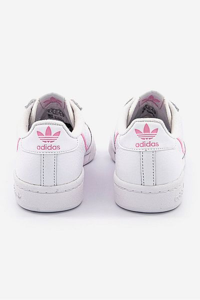 Adidas Originals Women Continental 80 Shoes, White and Pink