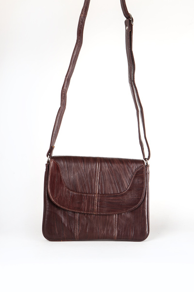 Dericlub 2034l Модель Справжня шкіра Жіноча сумка через плече - Vistosa Kave