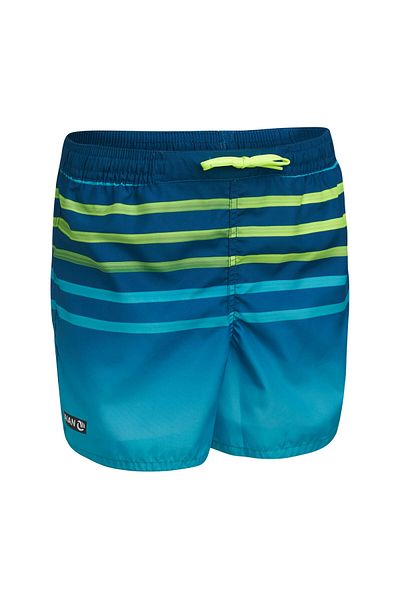 Decathlon Pantaloni scurti de baie pentru copii Olaian - Turcoaz - Dungi - 100 Tokyo Sun