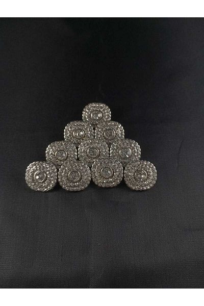KULMAÇ AKSESUAR 6-Piece Series - Multi-Stone Button