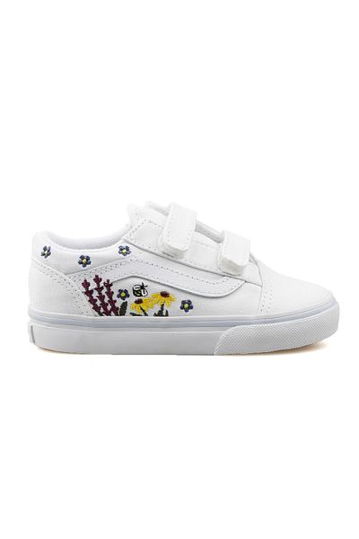 Vans Old Skool V Baby - Casual Shoes White VN000CRWAHP1