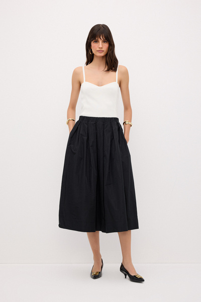 adL Midi Taffeta Skirt