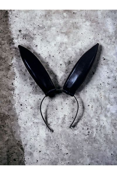 DOSESA Fusta neagră din tul pentru damă, cu papion, costum ureche de iepure, rochie de club