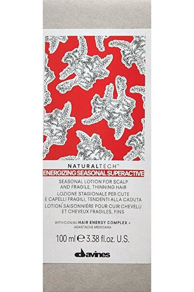 Davines Energizing Seasonal Superactive Hair Strengthening and Anti-Loss Loti...