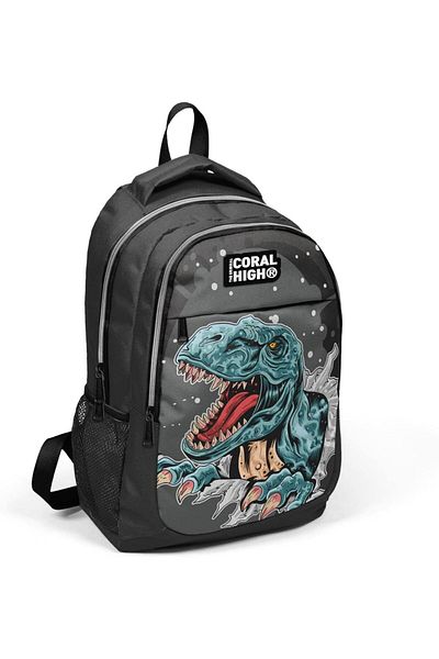 STOREMAX High Black Dinosaur Backpack 14386 Star Buy Bz 1087243
