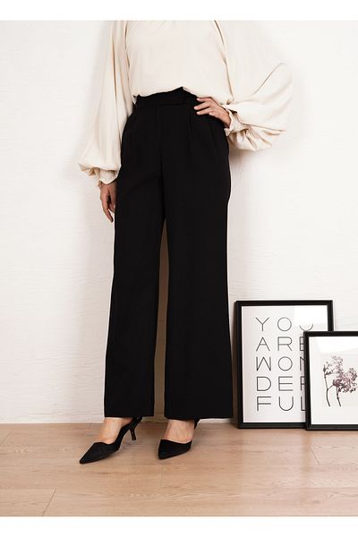 KAMİL KESKİN PLEATED CREPE PANT