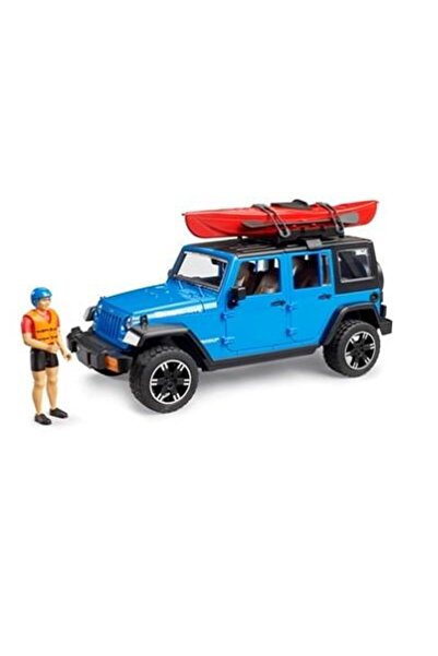 Bruder Jeep Wrangler U. Rubicon, Canoe and Driver Br02529