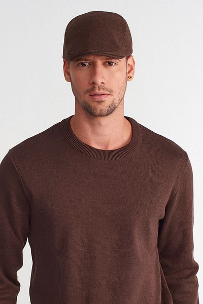 Külah Men's Wool Flat Cap Beanies Peaky Blinders Hat