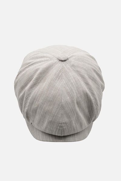 Külah Men's British Groovy Hat Premium Linen Cream Cap