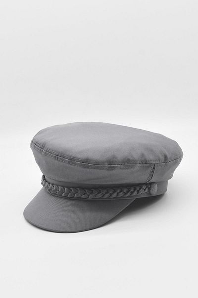 Külah Men's Driver Cap Flat Cap Captain Hat - Gray