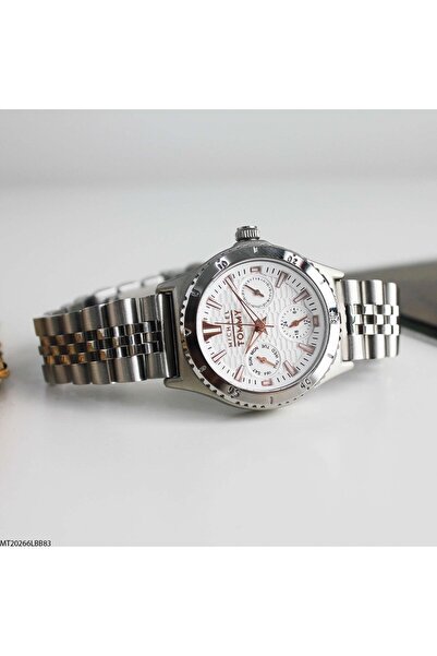 MICHAEL TOMMY Mt20266lbb83 Çelik Kordonlu Kadın Kol Saati