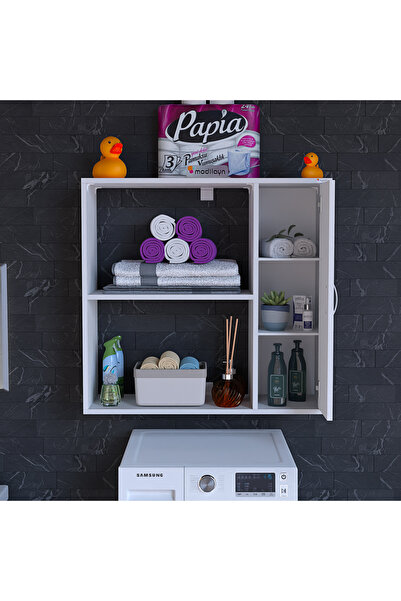 Modilayn URLA 90 x 85,5 x 32,5 cm Makine Üstü Çok Amaçlı Asma Mutfak & Banyo ...