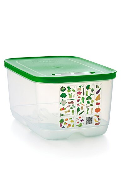 Tupperware Sera Serisi Yüksek Gövdeli Meyve ve Sebze Saklama Kabı Yeşil 4.4 lt