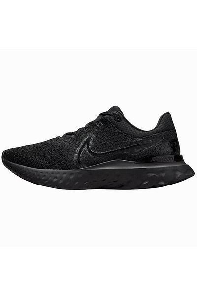 Nike Black Infinity React Run Flyknit 3 Running and Walking Shoes