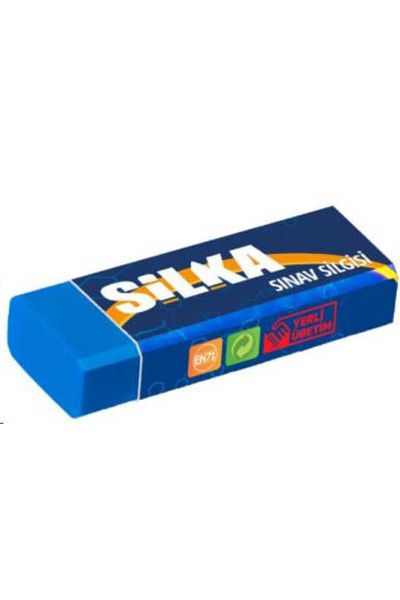 Silka Gumă mare pentru examen albastră