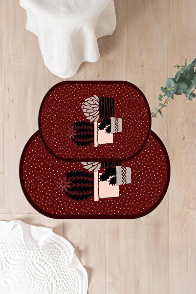 Napoli Home Set de toaletă pentru baie ovală, lavabilă digitală, model modern...