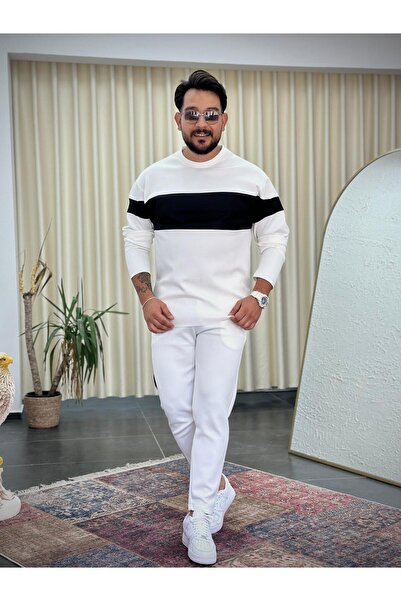 Baycombine35 Σετ ανδρικής φόρμας Crew Neck Scuba