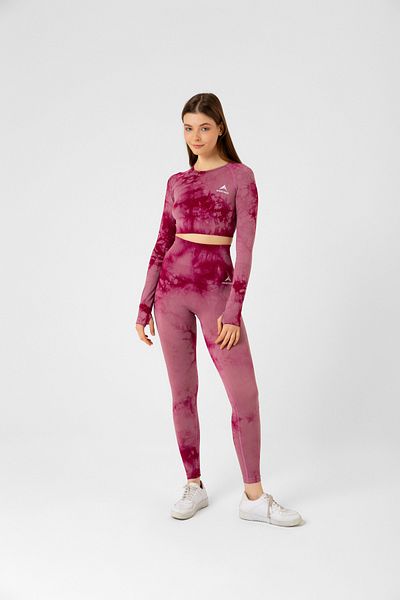 NORTHEX Seamles Recovery Sports Leggings - Cherry