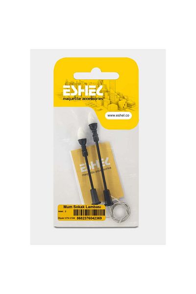 Eshel 1/75-1/100 Candle Street Lamp - Pack of 2