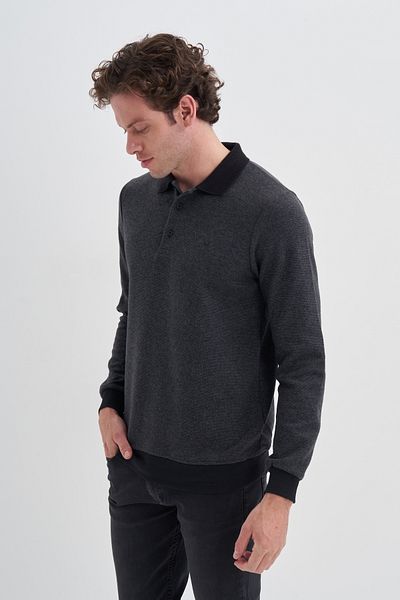 Cazador CAZ 5627 - Суитшърт Thessaloniki Black Melange