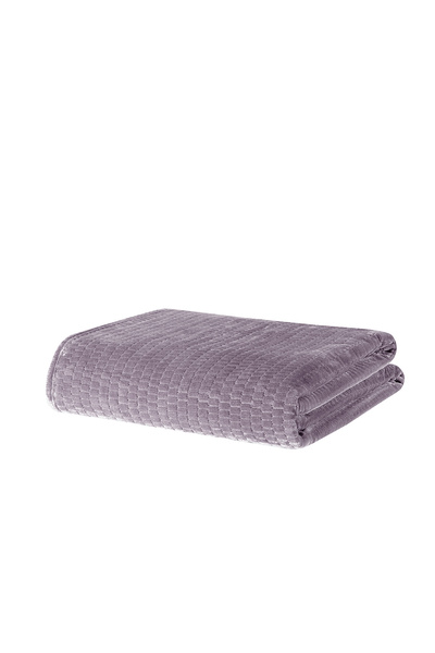 Puffy Trinity Wellsoft Blanket - Double Ash Purple