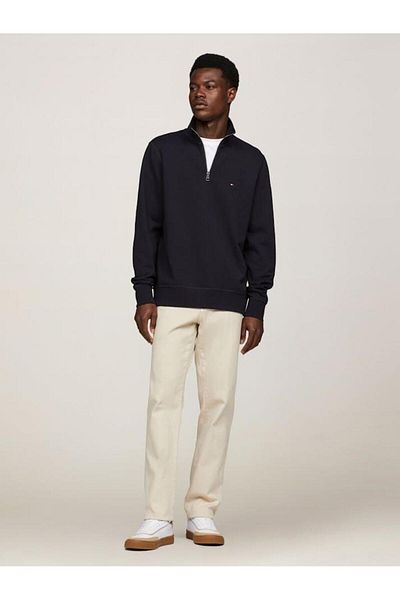 Tommy Hilfiger ESSENTIAL TERRY - țesătură cu fermoar 1/4