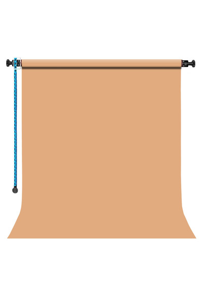Sabit (Tavan & Duvar) Kağıt Sonsuz Stüdyo Fon Perde (Beige) 2.70x11 Metre