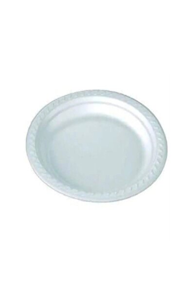 Ambalaj Evi طبق بلاستيك صغير الحجم للاستعمال مرة واحدة مقاس 13.5 سم 100 قطعة