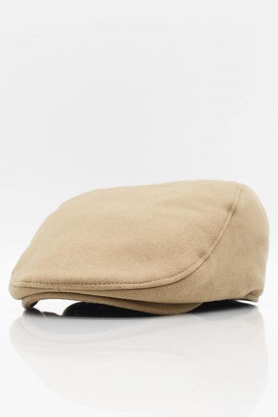 Külah Men's Cap Camel Hat British Style Cap