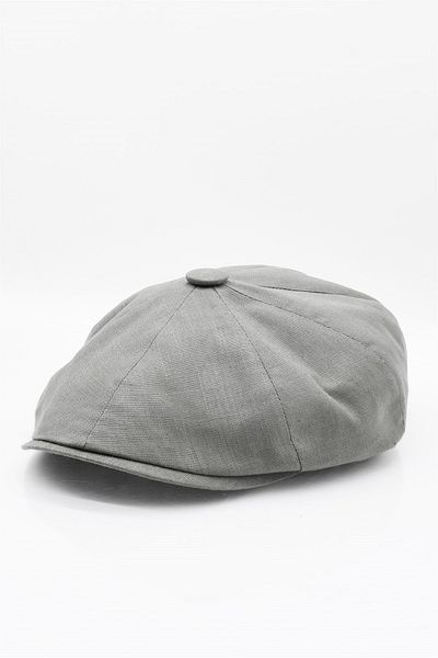Külah London British Style Gray Summer Cap Hat