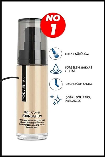 SEVRU High Covering Porcelain Foundation - High Cover No-1