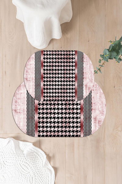 Napoli Home Set de scaune pentru toaletă, lavabilă digitală, anti-alunecare, ...