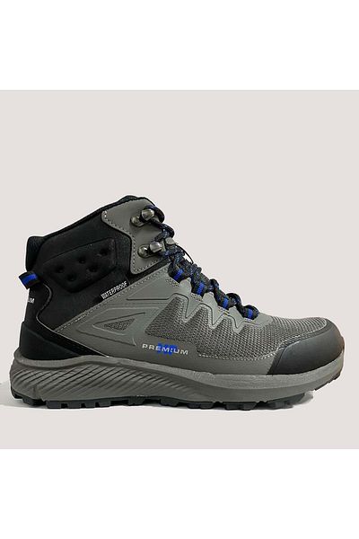 M.P. Men's Trekking Waterproof Boots 1800 - Smoke - 43