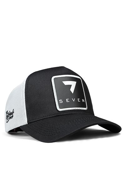 BlackBörk V1 Trucker Size 7 - Unisex Ασπρόμαυρο 5SB Κωδικός Λογότυπο Καπέλο