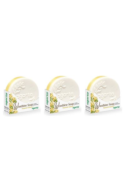Agarta Natural Honeysuckle Soap 150 Gr X 3 Pieces