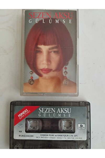 Plakperest Sezen Aksu – Smile - 1991 Türkiye Basım 2. Hand Cassette (Paper Pr...