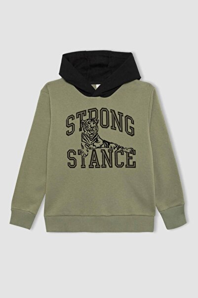 DeFacto B5207 Φούτερ με κουκούλα Φούτερ Σετ 2 τεμαχίων