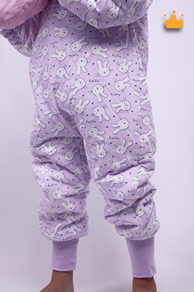 Babyhola 2.5 Tog Premium Kalite Kalın Elyaf Dolgulu Uzun Kollu 2-9 Yaş Kız Erkek Çocuk Uyku Tulumu
