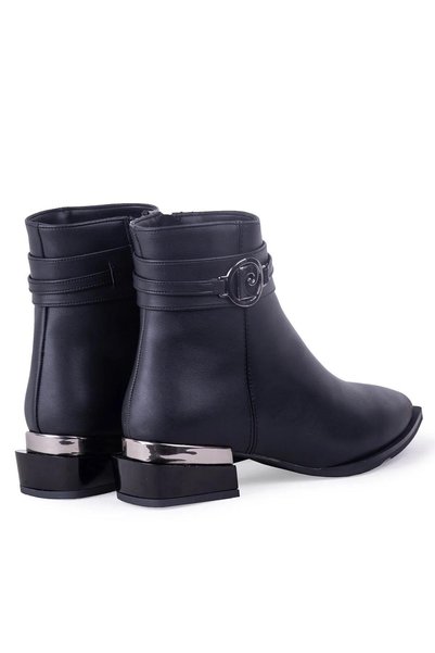 Pierre Cardin 54007 حذاء نسائي بكعب مربع وسحاب