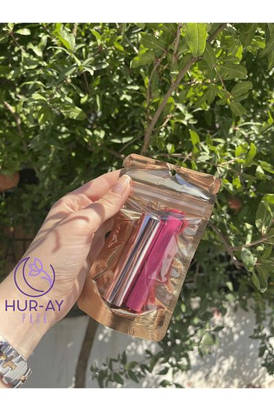 HUR-AY PACK 10 бр. лъскави метализирани златни торбички - 8,5x14 см, бижута-хенна-бисквитки, цип на дъното