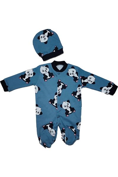 Necix's Sprinkled Panda Figured Jumpsuit
